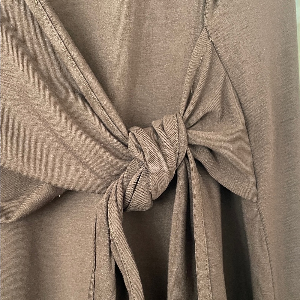 J. Jill Asymmetrical Brown Dress - Picture 2 of 7